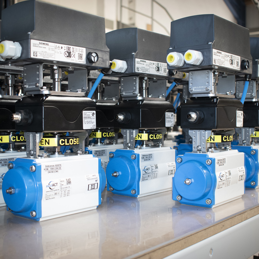 Automatisierte Pneumatikantriebe